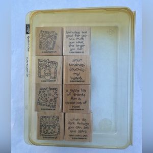 Stampin Up!  “Quick & Cute” 2002 set of 8